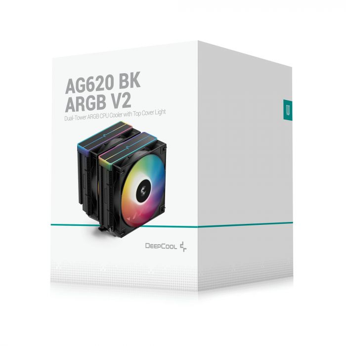 Кулер процесорний DeepCool AG620 BK ARGB V2 (R-AG620-BKAMMN-GJD)