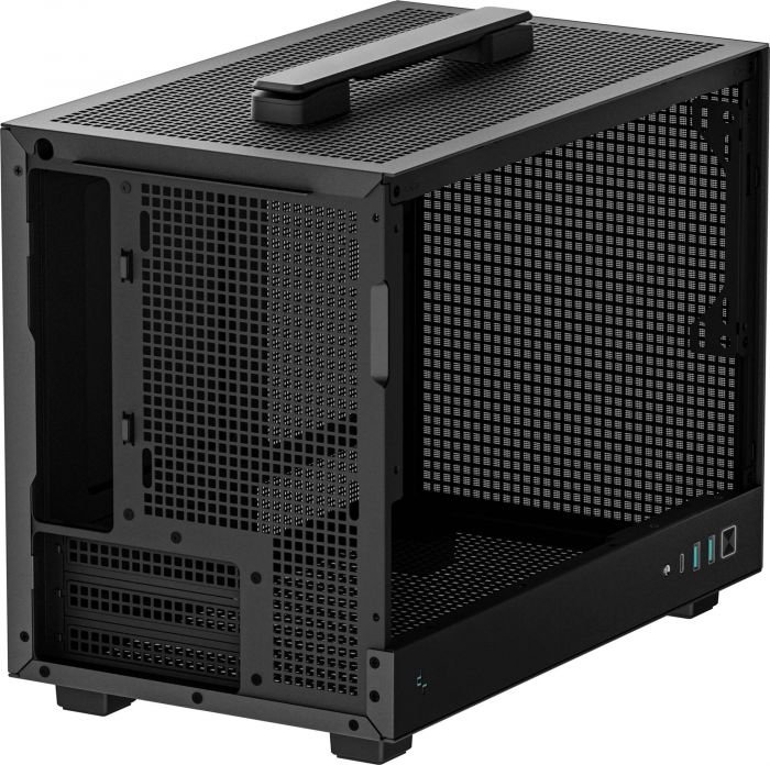 Корпус DeepCool CH160 Mesh Black (R-CH160-BKNMI0-G-1) без БЖ