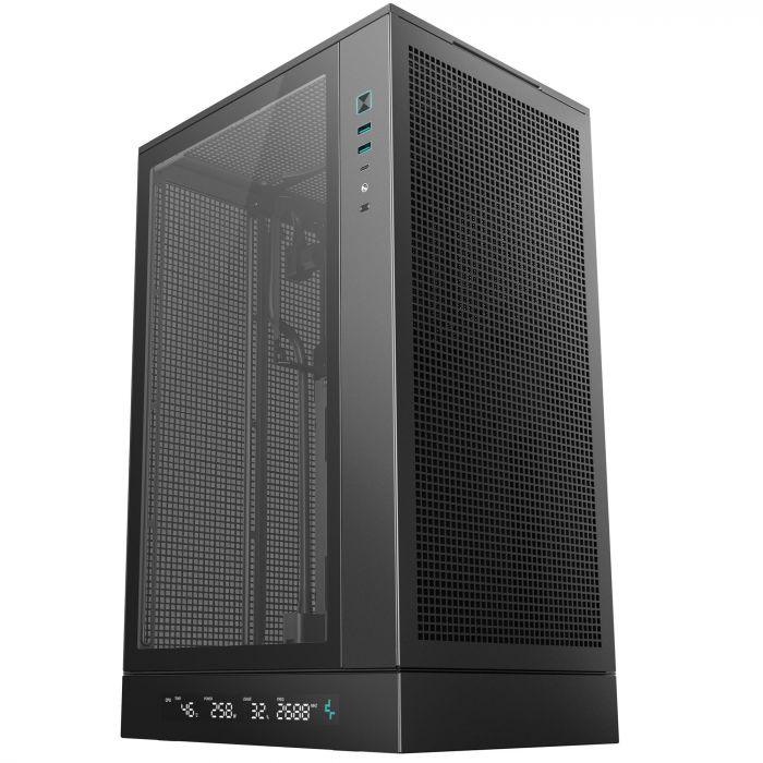 Корпус DeepCool CH270 Digital Black (R-CH270-BKNDM0-G-1) без БЖ