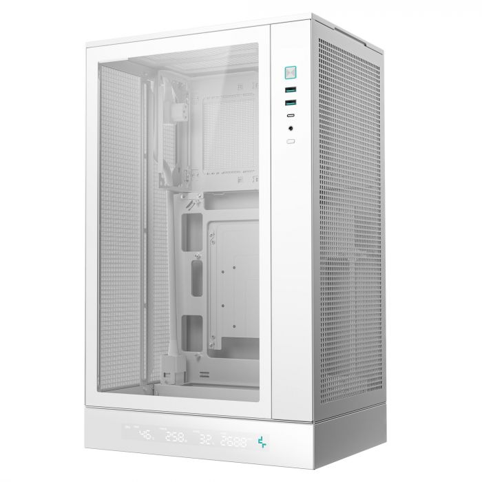 Корпус DeepCool CH270 Digital White (R-CH270-WHNDM0-G-1) без БЖ