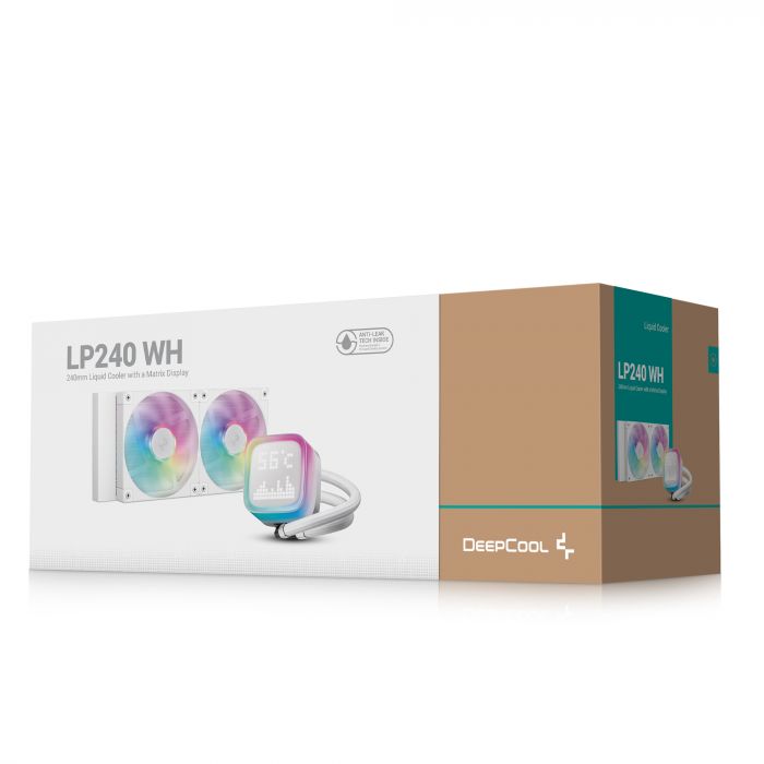 Система водяного охолодження DeepCool LP240 ARGB White (R-LP240-WHMSMC-G-1)