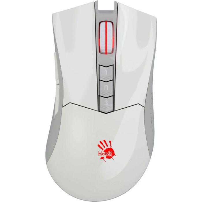 Миша Bloody R90 Plus Greyish White