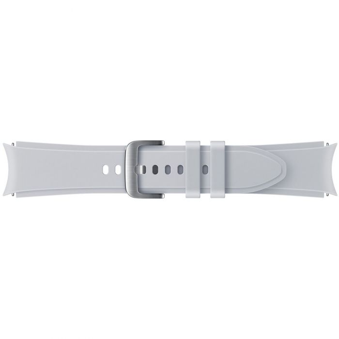 Ремінець Samsung Ridge Sport Band для Samsung Galaxy (20mm, S/M) / Watch 4 / Watch 5 / Watch 6 Silver (ET-SFR88SSEGRU) OEM