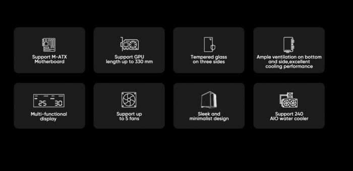 Корпус 1stPlayer RT5 Black без БЖ