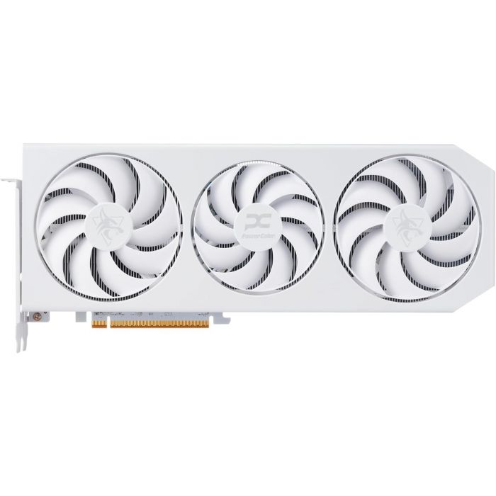 Відеокарта AMD Radeon RX 9070 XT 16GB GDDR6 Hellhound Spectral White PowerColor (RX9070XT 16G-L/OC/WHITE)