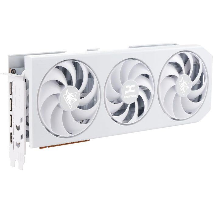 Відеокарта AMD Radeon RX 9070 XT 16GB GDDR6 Hellhound Spectral White PowerColor (RX9070XT 16G-L/OC/WHITE)