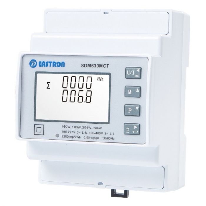 Лічільник Three phase energy meter Eastron SDM 630MCT-ETL (ESCT-T36 500A/1A)