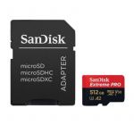 Карта пам`ятi MicroSDXC 512GB UHS-I U3 R200/W140MB/s SanDisk Extreme Pro V30 + SD-адаптер (SDSQXCD-512G-GN6MA)