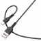 Кабель SkyDolphin S66T USB - USB Type-C (M/M), 1 м, Black (SDUSB-000650)