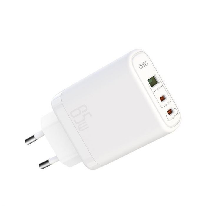 Мережевий зарядний пристрій XO CE04 (1USB, 2USB-C) QC3.0 PD3.0 White (СE04-WH)