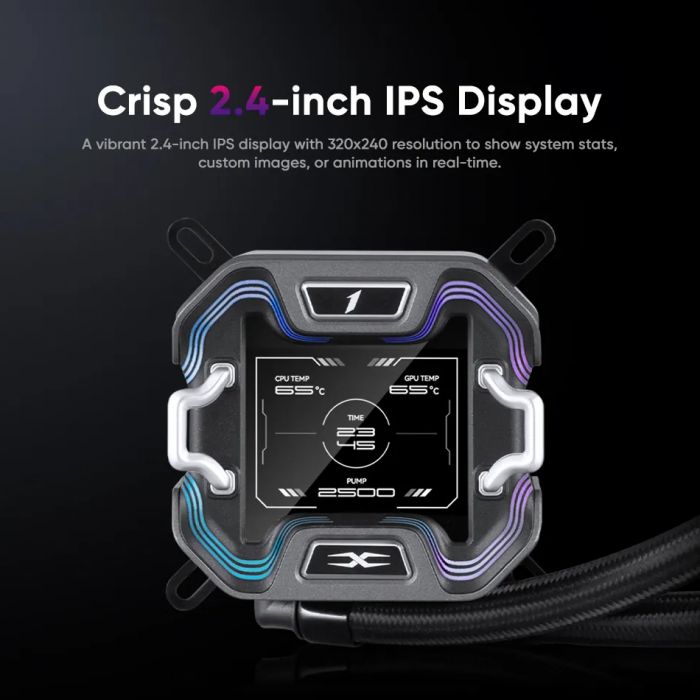 Система водяного охолодження 1stPlayer X-240 Black