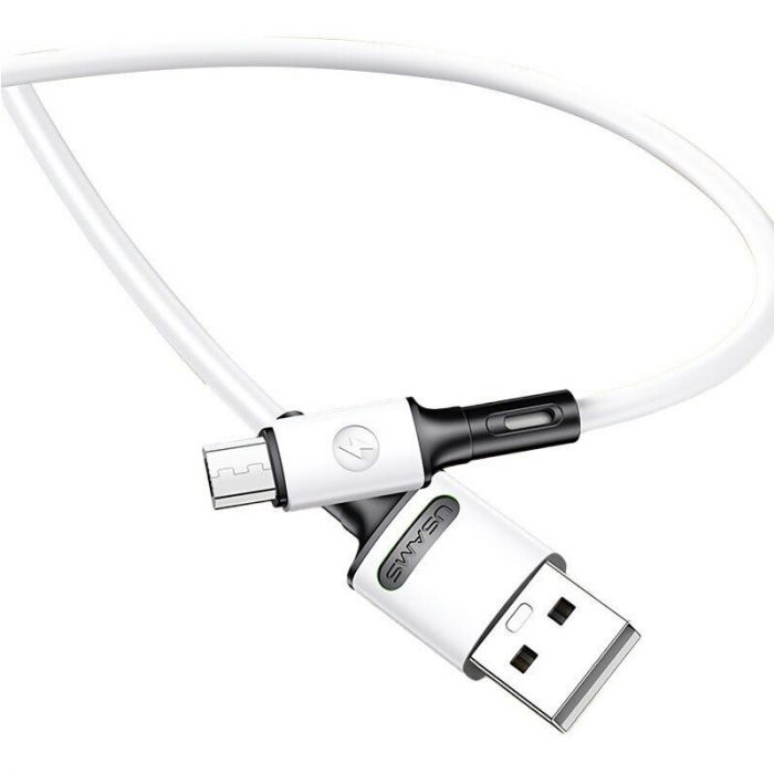 Кабель Usams US-SJ435 USB - Micro USB (M/M), 1 м, White (SJ435USB01)