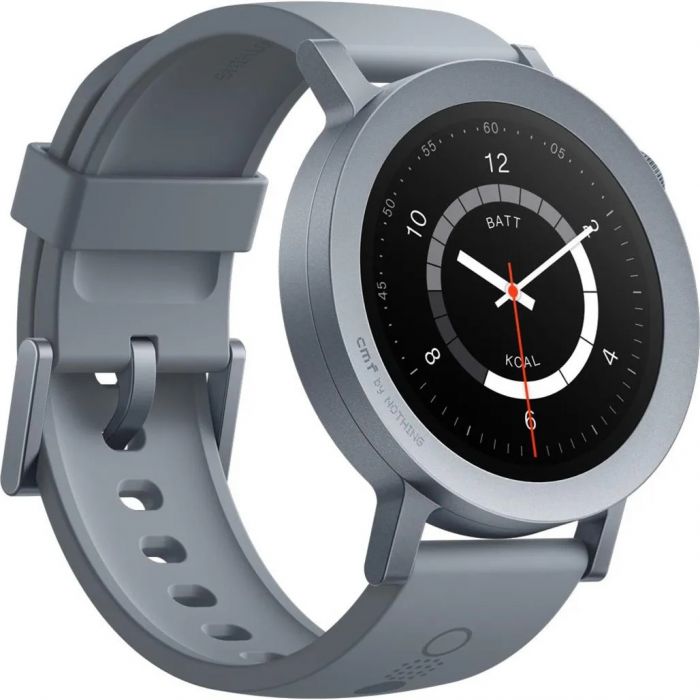 Смарт-годинник CMF by Nothing Watch Pro 2 Light Grey Metal with Silicone Strap_EU