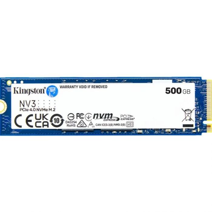 Накопичувач SSD  500GB M.2 NVMe Kingston NV3 M.2 2280 PCIe Gen4.0 x4 (SNV3S/500G)