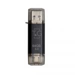 Флеш-накопичувач USB 3.0 64GB Type-C T&G 009 Star Series Black (TG009TC-64GBK3)