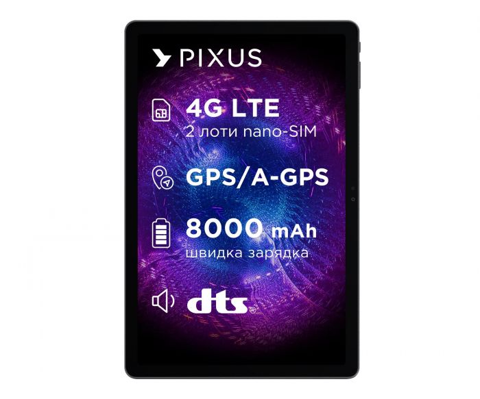 Планшет Pixus Titan 11" 8/128GB 4G Grey