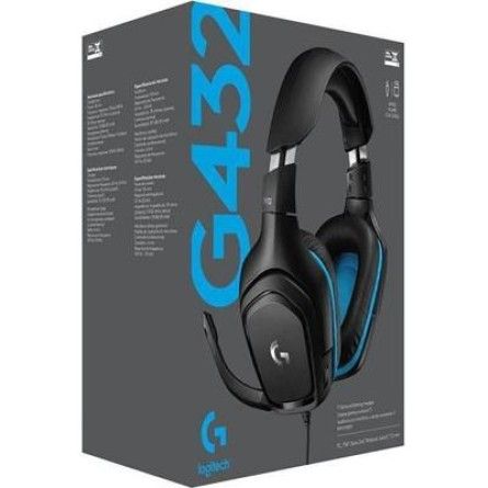 Гарнітура Logitech G432 Black (981-000770)