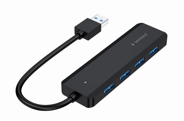 USB-хаб Gembird 4 ports USB 3.1 Black (UHB-U3P4P-02)