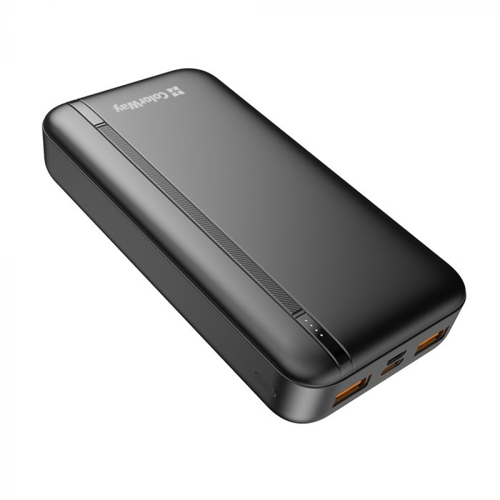 Універсальна мобільна батарея ColorWay Portable Charger 20000mAh Black (CW-PB200LPB4BK-PD)