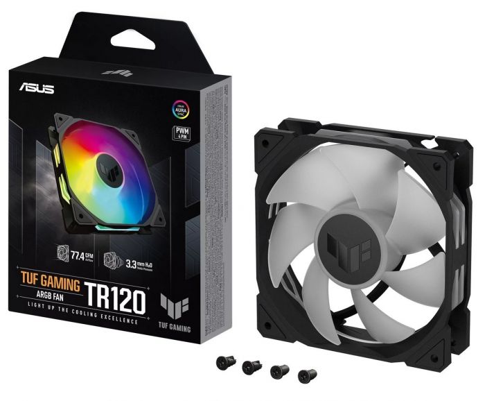 Вентилятор Asus TUF Gaming TR120 ARGB Triple Pack Black (90DA0090-B09020)
