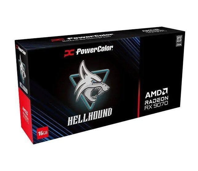 Відеокарта AMD Radeon RX 9070 16GB GDDR6 Hellhound PowerColor (RX9070 16G-L/OC)