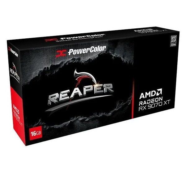 Відеокарта AMD Radeon RX 9070 16GB GDDR6 Reaper PowerColor (RX9070 16G-A)