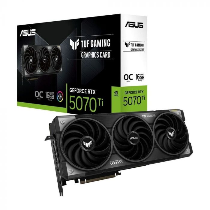 Відеокарта GF RTX 5070 Ti 16GB GDDR7 TUF Gaming OC Asus (TUF-RTX5070TI-O16G-GAMING)