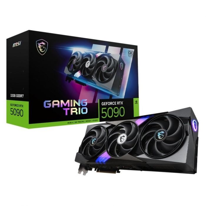 Відеокарта GF RTX 5090 32GB GDDR7 Gaming Trio OC MSI (GeForce RTX 5090 32G GAMING TRIO OC)