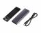 Зовнішня кишеня Maxxter M.2 NVMe PCIe, USB 3.2 Type-C, Metal, Black (EHDE-2280D-01)