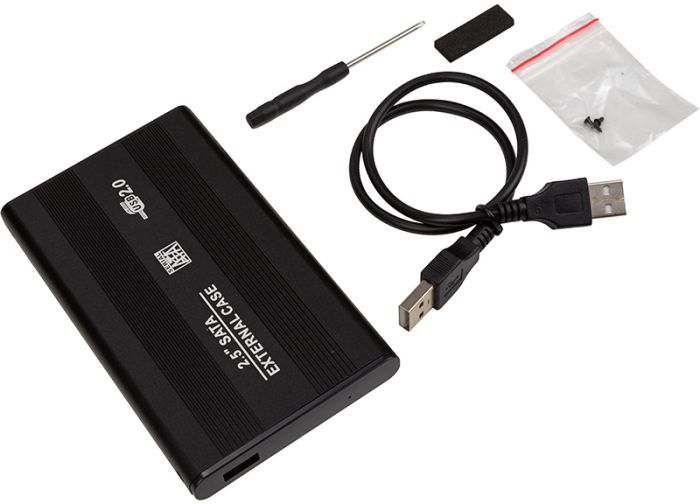 Зовнішня кишеня PowerPlant для HDD 2.5" USB2.0 (HC380039)