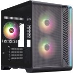 Корпус 1stPlayer VT5-BK-3F7 Black