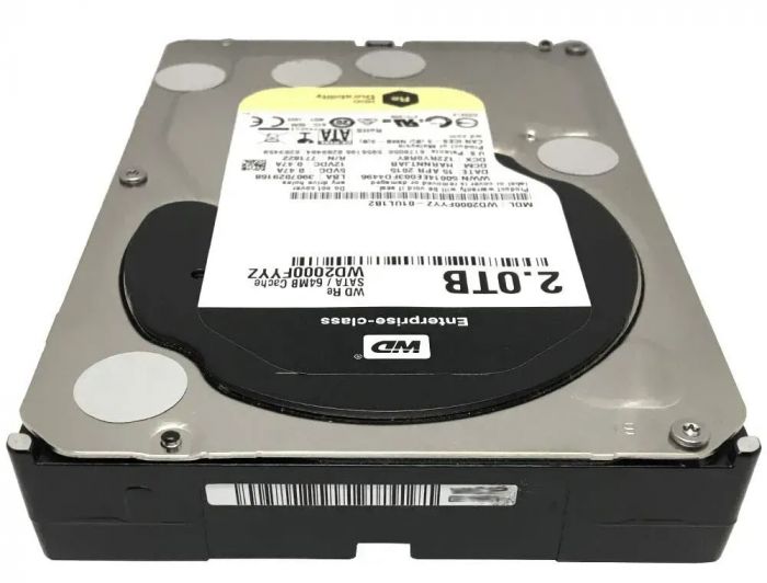 Накопичувач HDD 3.5" SAS 2.0TB WD 7200rpm 64MB (WD2000FYYZ)