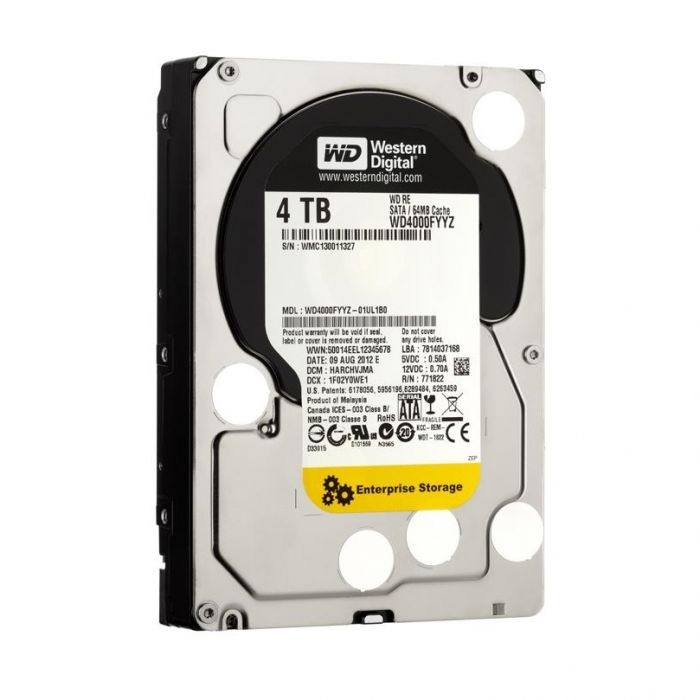 Накопичувач HDD 3.5" SATA 4.0TB WD 7200rpm 64MB (WD4000FYYX)