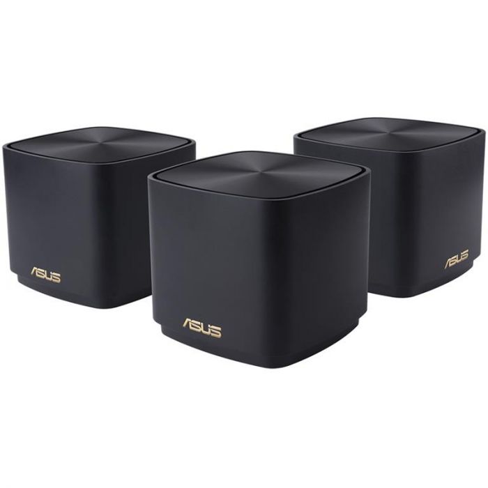 Wi-Fi Mesh система Asus ZenWiFi XD4 Plus 3pk Black (90IG07M0-MO3C50)