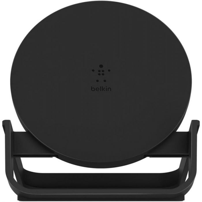 Безпровідний зарядний пристрій Belkin Stand Wireless Charging Qi Black (WIB001ttBK)