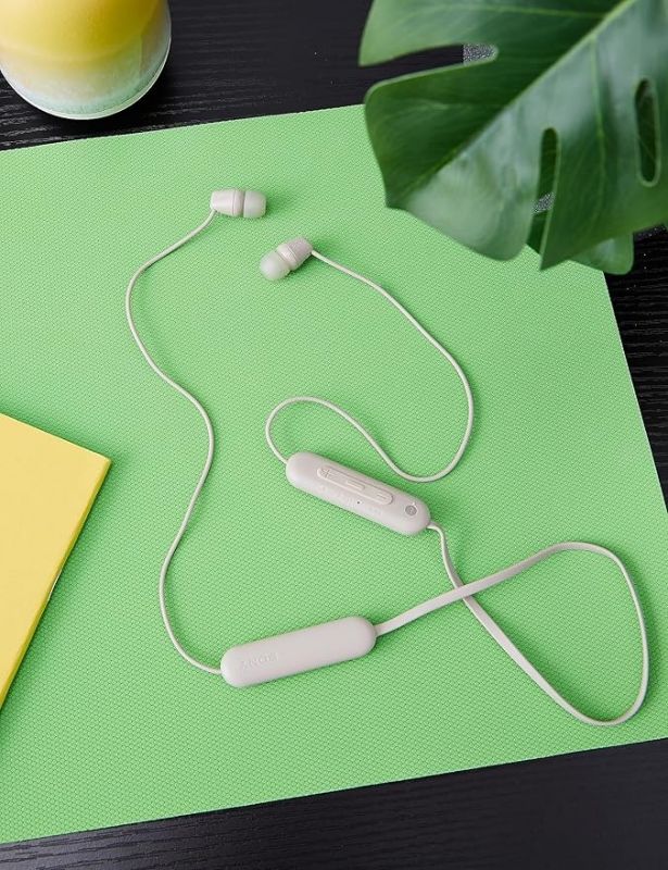 Bluetooth-гарнітура Sony WI-C100 Beige (WIC100C.CE7)