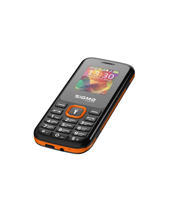 Мобiльний телефон Sigma mobile X-style 171 Mini Dual Sim Black/Orange