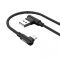 Кабель Foneng X70 90-degree Angle Gaming Cable (3A) USB - Lightning (M/M), 1 м, Black (X70-CA-DAG-IP)