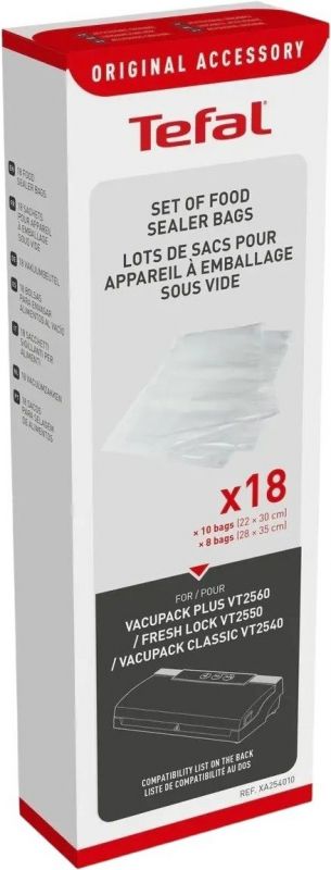 Пакети для вакуумування Tefal XA254010, 18 шт