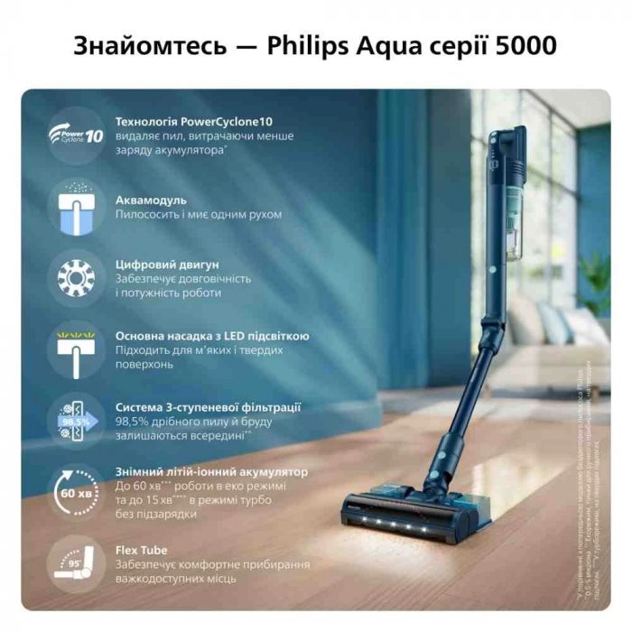 Акумуляторний пилосос Philips XC5244/10