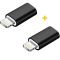 Адаптер XoKo AC-005 micro USB - Lightning (F/M), 2шт., Black (XK-AC005-BK2)