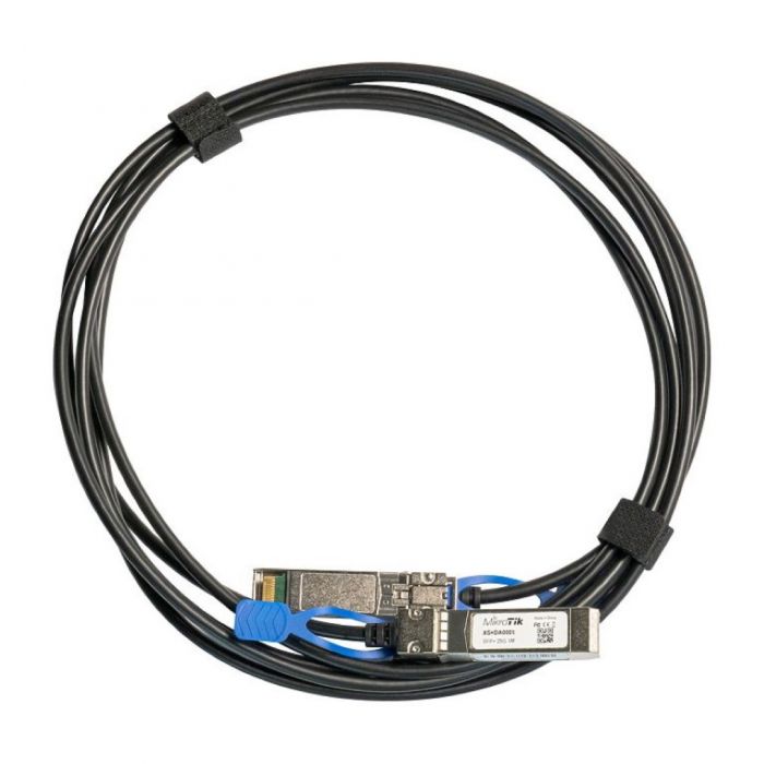 Кабель MikroTik XS+DA0001 (SFP, SFP+, SFP28, 1m, direct attach)