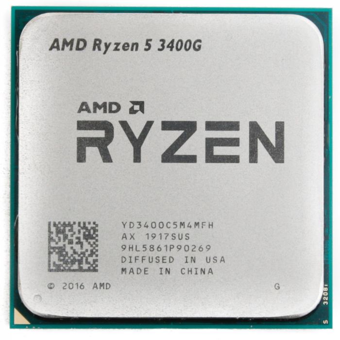 Процесор AMD Ryzen 5 3400G (3.7GHz 4MB 65W AM4) Tray (YD3400C5M4MFH)