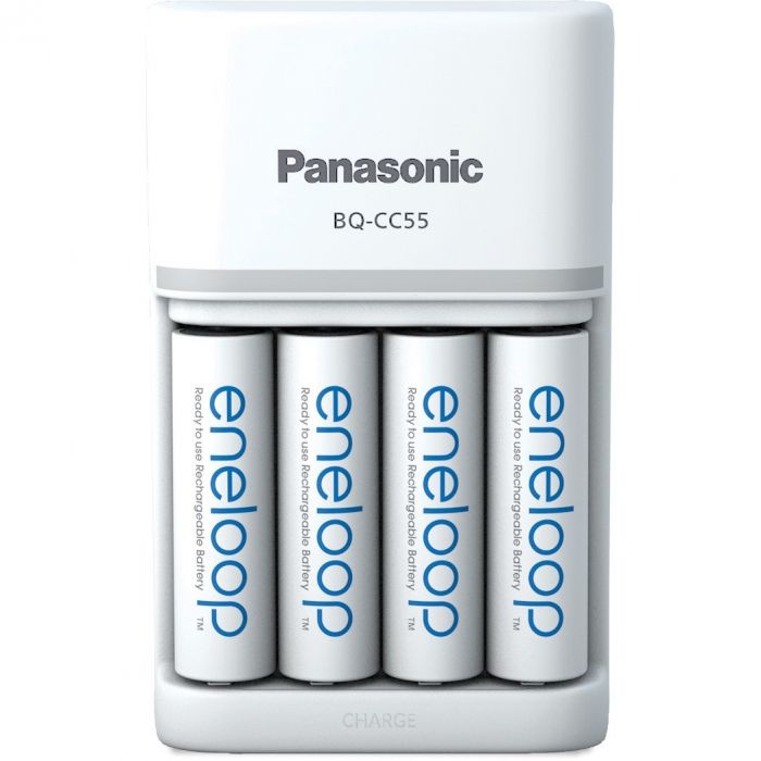 Зарядний пристрій Panasonic Smart-Quick  Charger + Eneloop AA/HR06 Ni-Mh 2000 мАh 4 шт.