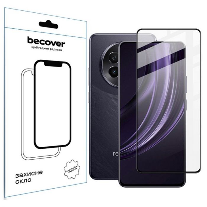 Захисне скло BeCover для Realme 13+ 5G Black (712502)